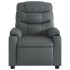 Sillón reclinable eléctrico de cuero sintético