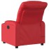Sillón de masaje reclinable eléctrico de cuero artificial