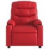 Sillón de masaje reclinable eléctrico de cuero artificial