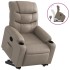 Sillón reclinable elevable cuero artificial color