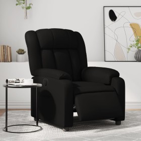 Sillón reclinable eléctrico de cuero sintético