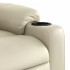 Sillón reclinable de masaje de pie cuero artificial color