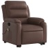 Sillón reclinable de masaje de pie de cuero sintético