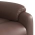Sillón reclinable de masaje de pie de cuero sintético