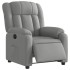 Sillón reclinable eléctrico tela gris