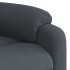 Sillón reclinable elevable terciopelo gris