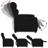 Sillón reclinable elevable terciopelo