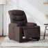 Sillón reclinable eléctrico tela marrón