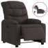 Sillón reclinable eléctrico tela marrón