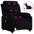 Sillón reclinable de masaje eléctrico terciopelo