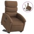 Sillón reclinable elevable de tela