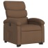 Sillón reclinable elevable de tela