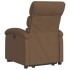 Sillón reclinable elevable de tela