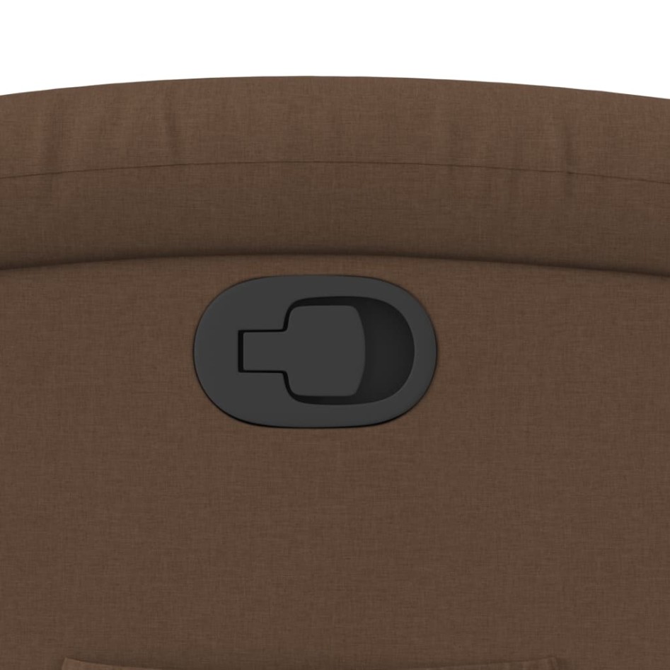 Sillón reclinable elevable de tela