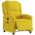 Sillón reclinable de masaje eléctrico terciopelo