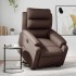 Sillón reclinable elevable eléctrico de cuero sintético