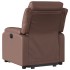 Sillón reclinable elevable eléctrico de cuero sintético