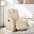 Sillón reclinable eléctrico de tela