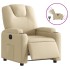 Sillón reclinable eléctrico de tela
