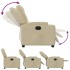 Sillón reclinable eléctrico de tela