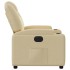 Sillón reclinable eléctrico de tela