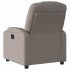 Sillón reclinable de masaje eléctrico tela gris