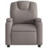 Sillón reclinable de masaje eléctrico tela gris
