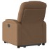 Sillón reclinable elevable de tela