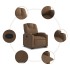 Sillón reclinable elevable de tela