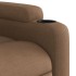 Sillón reclinable elevable de tela