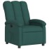 Sillón reclinable eléctrico tela verde