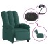Sillón reclinable eléctrico tela verde