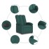Sillón reclinable eléctrico tela verde