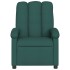 Sillón reclinable eléctrico tela verde