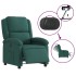 Sillón reclinable eléctrico tela verde