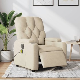 Sillón reclinable de masaje eléctrico tela color