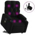 Sillón reclinable de masaje elevable tela