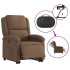 Sillón eléctrico reclinable elevable de tela