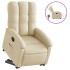 Sillón eléctrico reclinable elevable de tela color