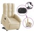 Sillón eléctrico reclinable elevable de tela color