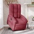 Sillón eléctrico reclinable elevable de tela rojo