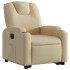 Sillón eléctrico reclinable elevable de tela color