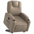 Sillón reclinable elevable cuero artificial color