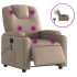 Sillón reclinable de masaje eléctrico cuero sintético
