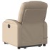 Sillón reclinable masaje pie cuero artificial color