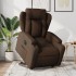 Sillón eléctrico reclinable elevable de tela