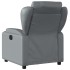 Sillón reclinable eléctrico de cuero sintético