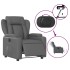 Sillón reclinable eléctrico de cuero sintético