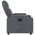 Sillón reclinable eléctrico de cuero sintético