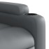 Sillón reclinable eléctrico de cuero sintético